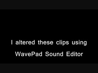 Altering Songs with WavePad