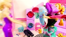 Frozen Princess Anna Steals Barbies Clothes Glam Laundry Play Doh Disney Elsa Subscriber Episode