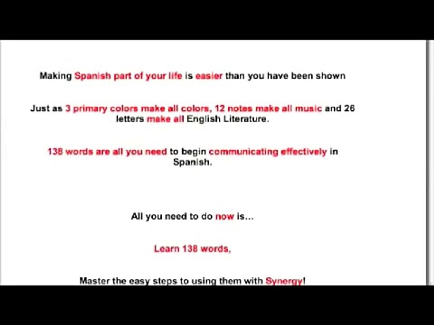 ⁣Synergy Spanish Review | Fastest Way To Learn Spanish | Spanish Mind Set