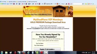 **My Shed Plans Review - A Tour Inside Members Area !!!***