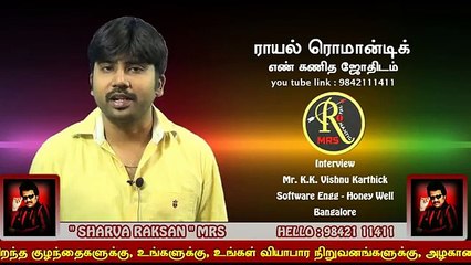 sourashtra-sharva raksan mrs-9842111411-numerologist-royal romantic-k.k. vishnu karthick