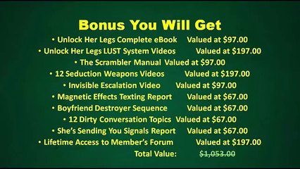 Unlock Her Legs Scrambler Review || Unlock Her Legs Review