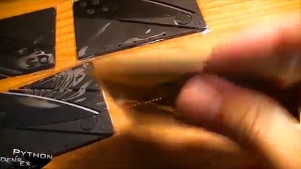 Credit Card Knife/Blade Unboxing and Review (Generic, Lot)