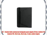 V7 - Funda folio universal delgada para Apple iPad y tablet PC (cuero PU 195 cm 263 cm 2 cm)
