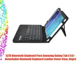 ELTD Bluetooth Keyboard Para Samsung Galaxy Tab E 9.6 -Detachable Bluetooth Keyboard Leather