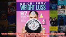 Download PDF  Quick  Easy Weight Loss 97 Scientifically PROVEN Tips Even For Those With Busy FULL FREE