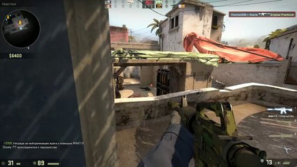 CS-GO Gameplay with friends Part 5-11- Russian Guy Playing.