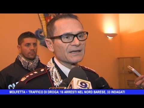 Molfetta | Traffico di droga nel Nord Barese: 16 arresti, 33 indagati