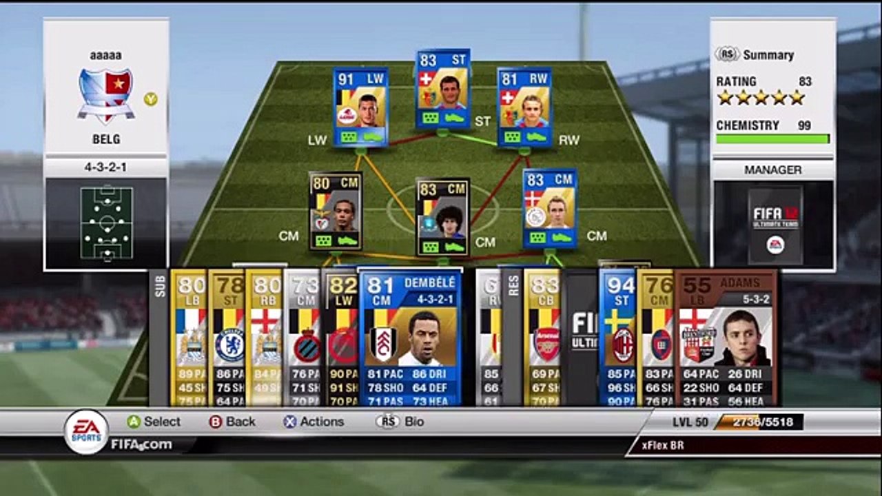 FIFA 12 - Hybrid Profit Squad Session !!