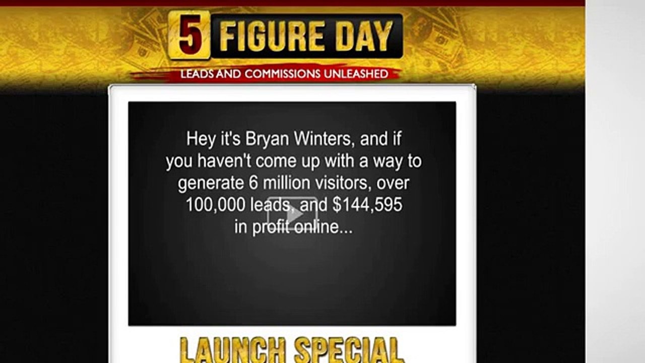 Make 5 Figure A Day By Bryan Winters | 5iphon Lead Building Software