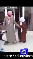 Saudi dad doesn't know how to ride hoverboard