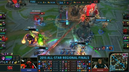 LCK vs EU LCS | Game 2 Grand Finals LoL All-Stars 2015 Day 4 | Korea (FIRE) vs EU (ICE) G2
