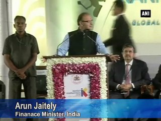 Jaitley addresses Global Investors Meet in Bengaluru