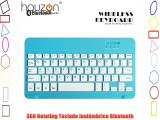 HOUZON? 360 Rotating Funda Cubierta de Piel con Soporte y Teclado Bluetooth Integrado Inal?mbrico