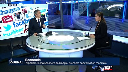Economie : Alphabet, la maison mère de Google, première capitalisation mondiale