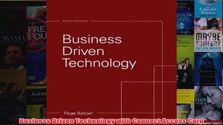 Download PDF  Business Driven Technology with Connect Access Card FULL FREE