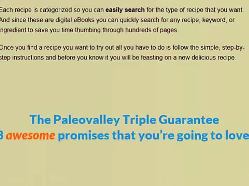 1000 Paleo Recipes - Earn Up To $75/sale - High Conversions!