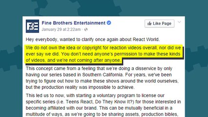 Not Allowed to REACT?! [UPDATED] - The Know