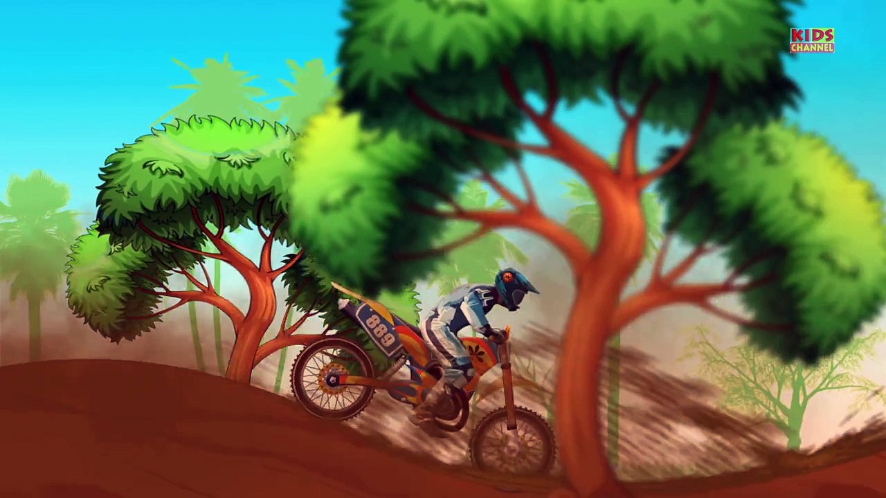 Bike Car Wash | Toy Bike For Kids | Videos For Children | Baby Videos