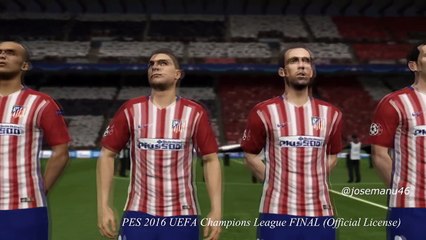 FIFA 16 vs PES 2016 UEFA CHAMPIONS LEAGUE FINAL Comparison