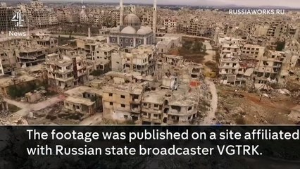 la ciudad siria de Homs a los ojos de un dron