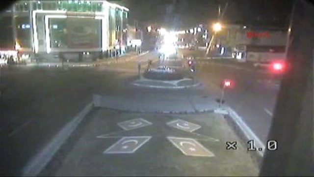 Erzincan Trafik Kazalarını Mobese Kameraları Kaydetti