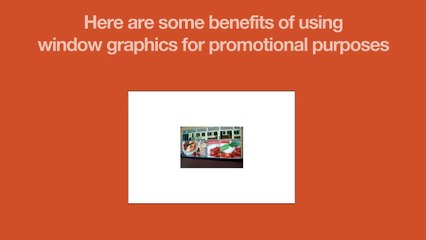 Window Graphics for Promotional Purposes - Bananabanner