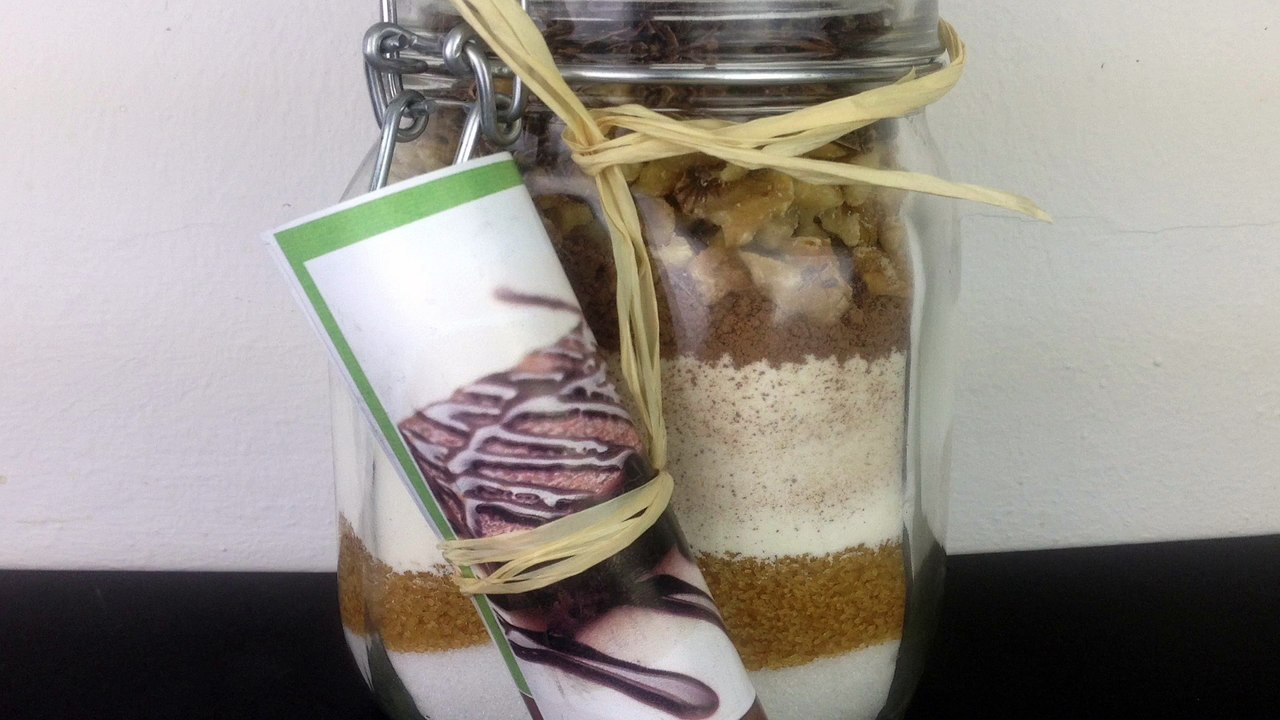 Brownie Mix im 1 Liter Glas - Hast du noch kein Geschenk