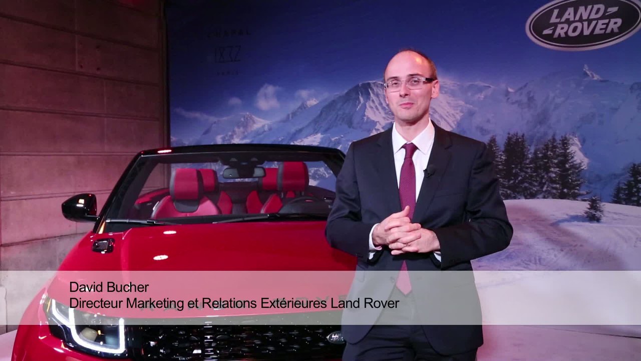 Présentation VIP pour le Range Rover Evoque Cabriolet