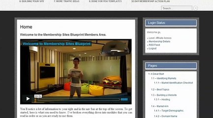 ***Seven Exclusive Bonuses + Membership Sites Blueprint Member&#39;s Area Review***