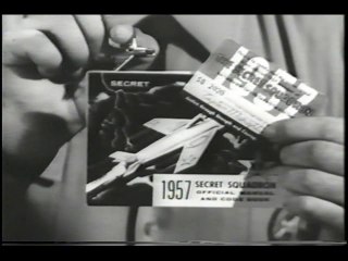 1957 CAPTAIN MIDNIGHT OVALTINE SECRET SQUADRON COMMERCIAL