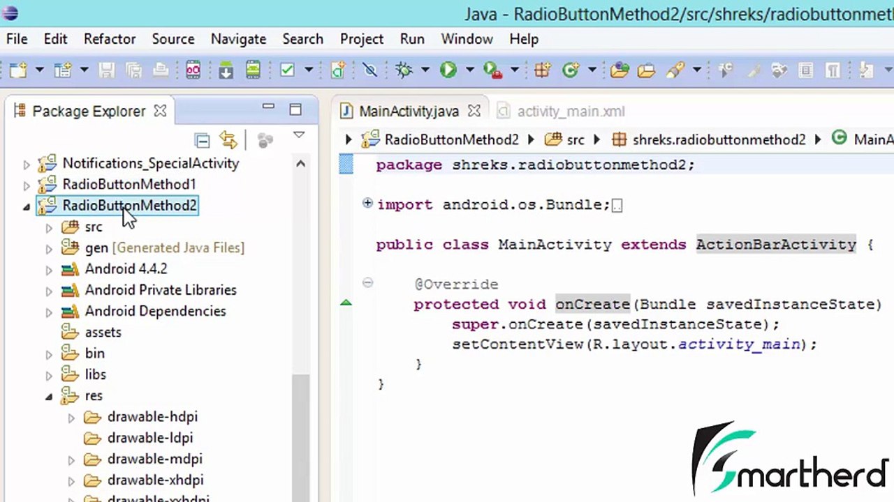 Eclipse Tutorial Android LOLLIPOP Application Development for Beginner  (78)