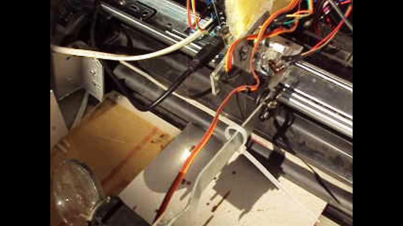Solar Plotter Printer made by Arqam Ali Khan