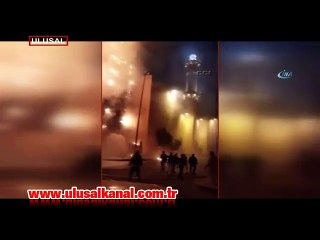 Türklerin kaldığı otelde yangın: Yaralılar var