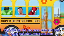 Super Hero Wheels on the Bus Songs SuperHeroes Nursery Rhymes for Kids583