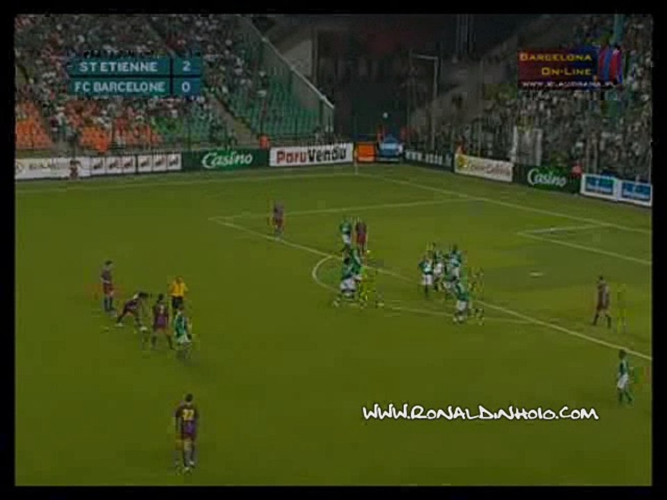 ronaldinho coup franc