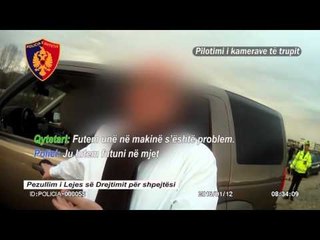 Polici e ndalon për tejkalim shpejtësie, ia merr patentën, avokati e kërcënon me kallzim penal