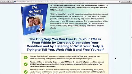 TMJ No More Review - Scam or Legit