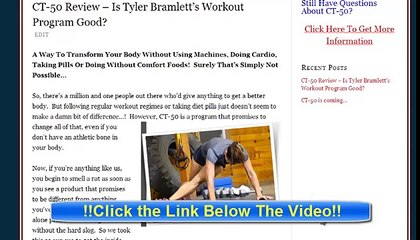 CT-50 Review - Is Tyler Bramlett&#39;s Program Good?