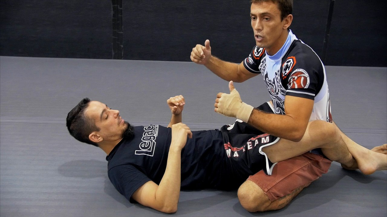 Scissor sweep defense technique to heal hook to calf crush