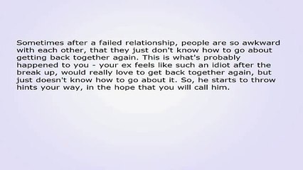 Getting Him Back - What Are the Signs That He Still Loves You?