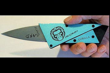 Credit Card Knife : Information And Demonstration Of Fifteen Colors