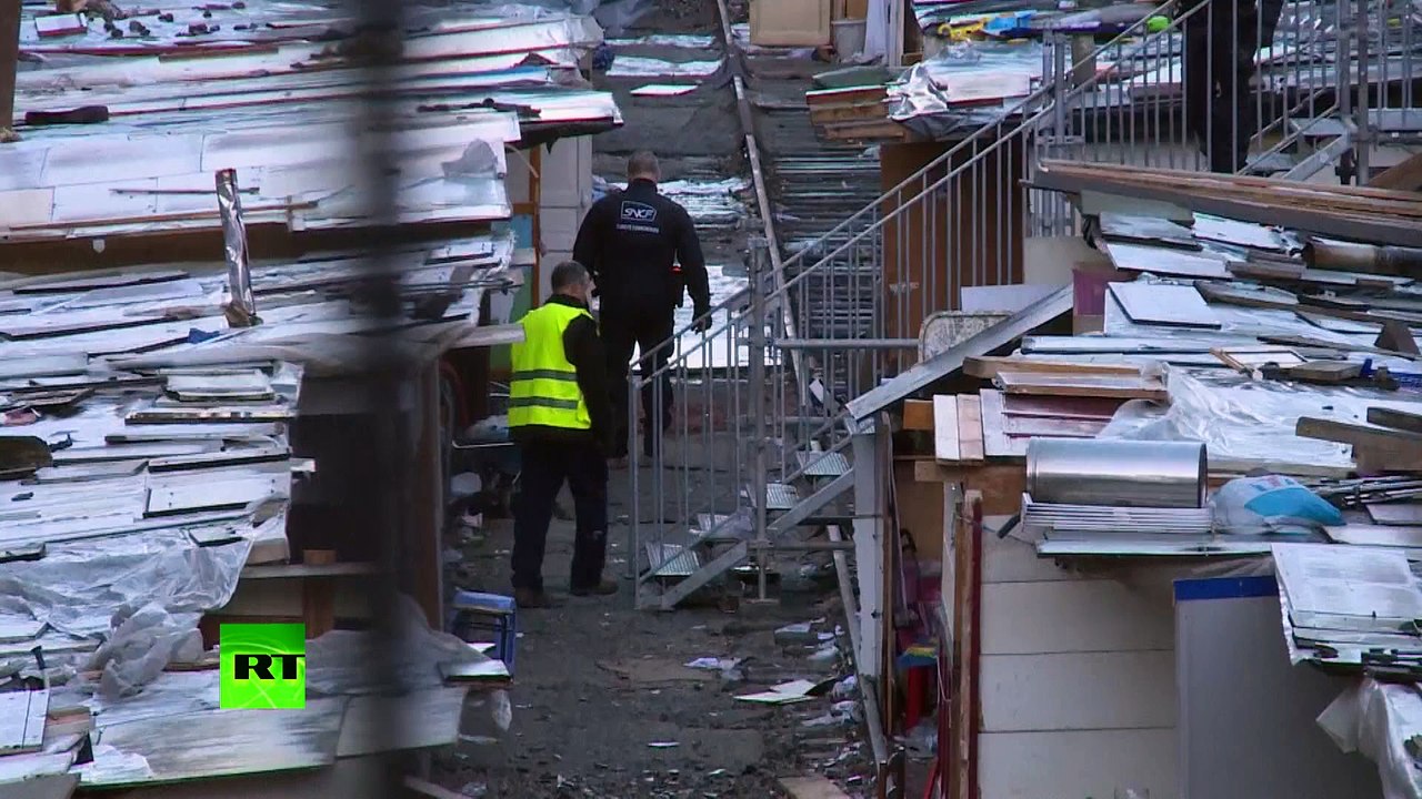 L’un des plus grands campements de Roms de Paris évacué