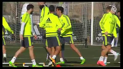 Cristiano Ronaldo scores #AMAZING goal at today training  03.02.2016