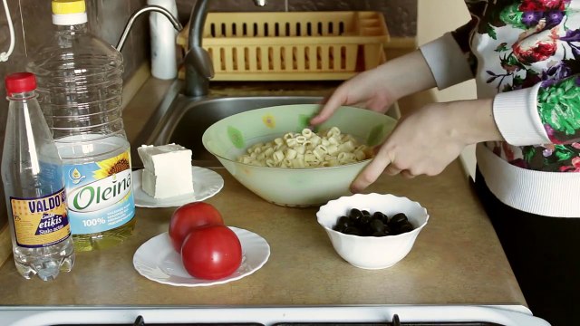 Итальянский салат с макаронами - просто и вкусно