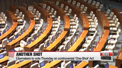 Lawmakers to vote Thursday on controversial 'One-Shot' Act
