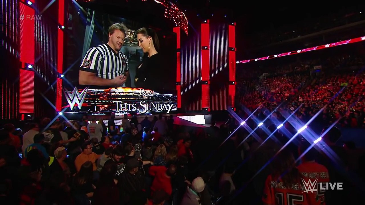 Stephanie McMahon berates Chris Jericho: Raw, January 18, 2016