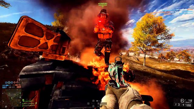 Battlefield 4 Funny Moments - Catching the Train, Hover Sniper, Best Accuracy Ever!