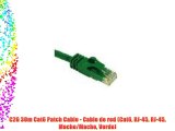 C2G 30m Cat6 Patch Cable - Cable de red (Cat6 RJ-45 RJ-45 Macho/Macho Verde)