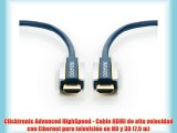 Clicktronic Advanced HighSpeed - Cable HDMI de alta velocidad con Ethernet para televisi?n